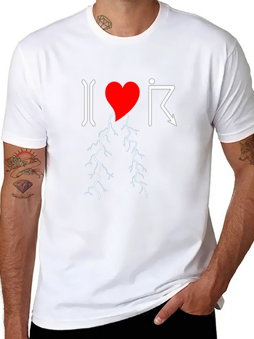 I Love Thunderstorms Unisex Short Sleeve Soft Cotton T-Shirt – Casual Everyday Wear
