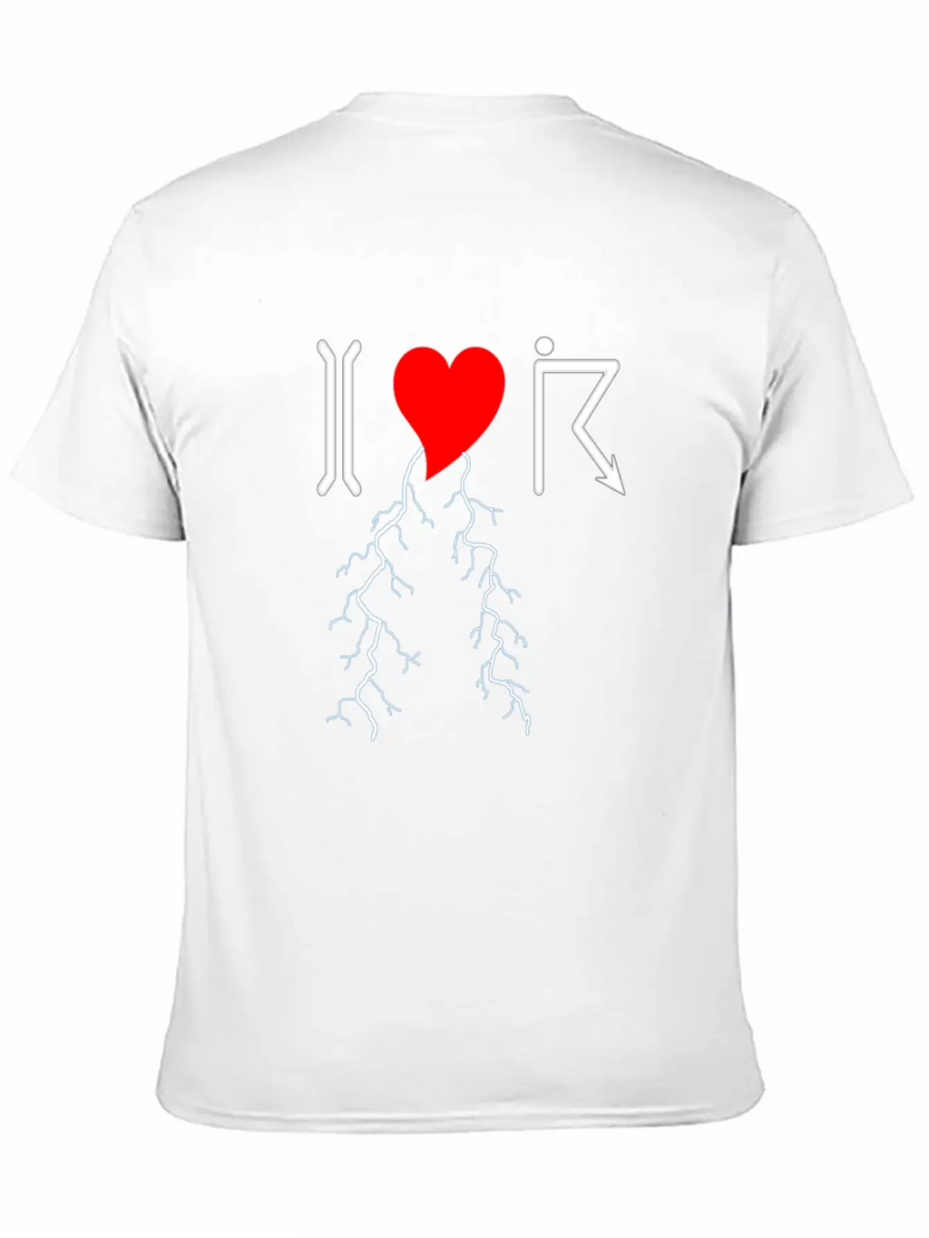 I Love Thunderstorms Unisex Short Sleeve Soft Cotton T-Shirt – Casual Everyday Wear