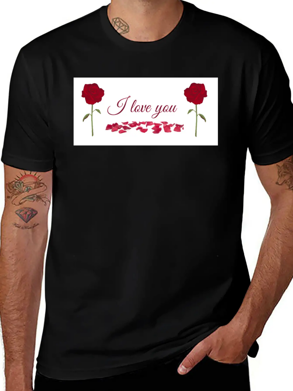 I Love You Classic Fit Graphic Tee For Daily Comfort – Unisex Cotton Shirt
