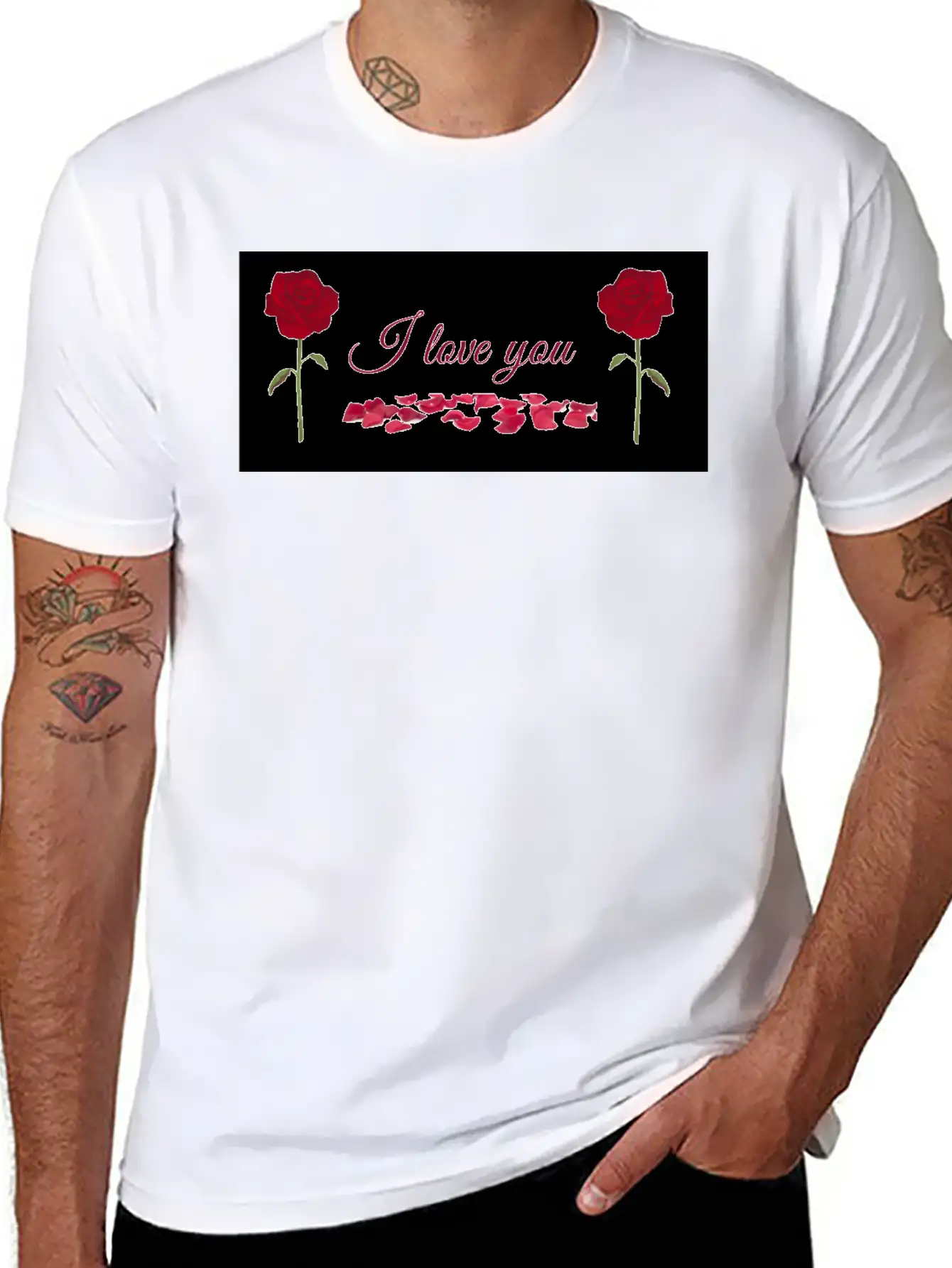 I Love You Classic Fit Graphic Tee For Daily Comfort – Unisex Cotton Shirt