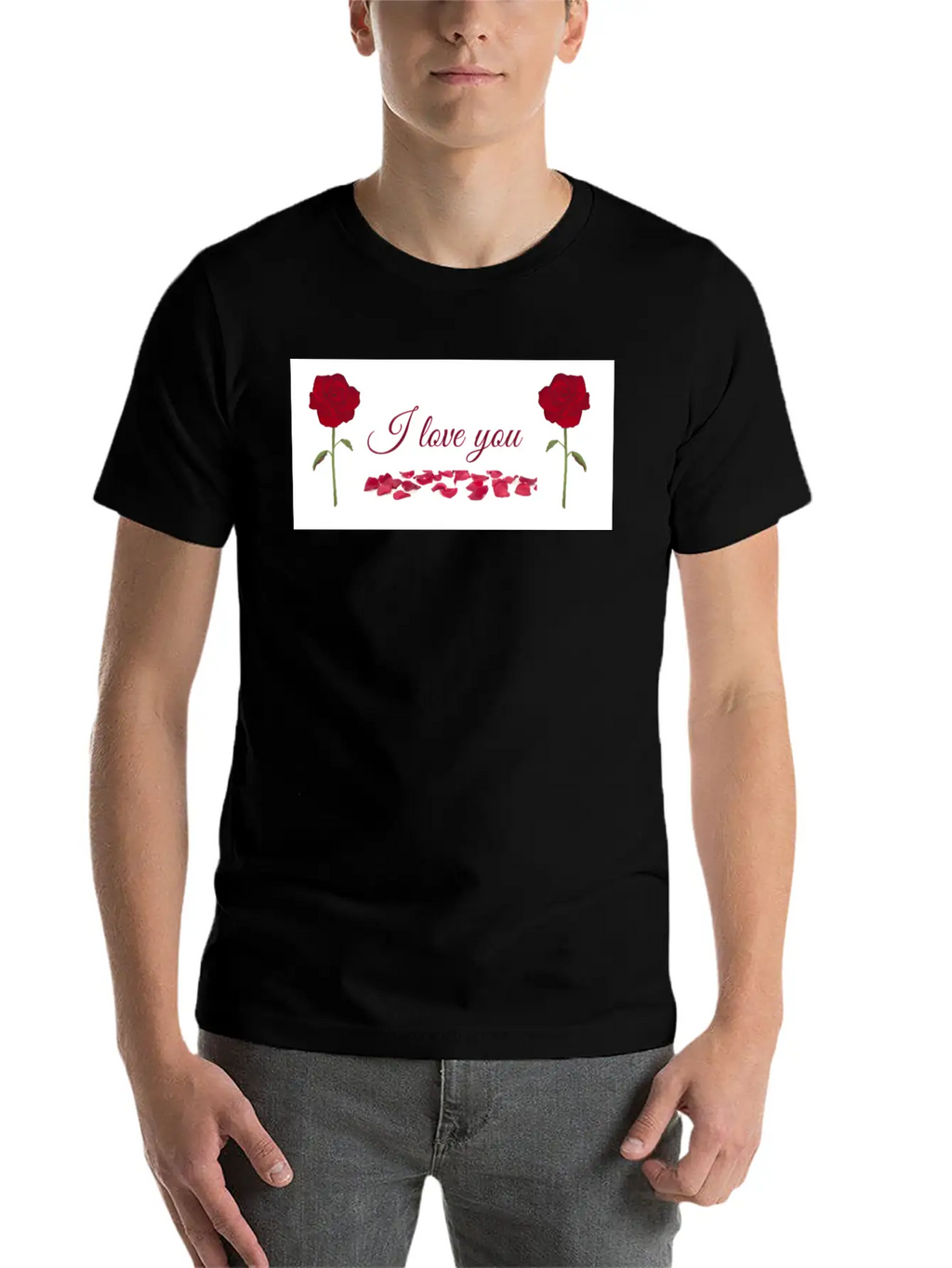 I Love You Classic Fit Graphic Tee For Daily Comfort – Unisex Cotton Shirt