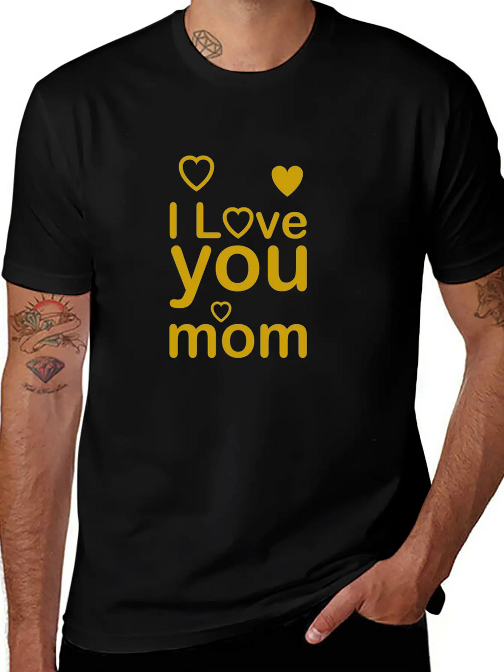 I Love You Mom T-shirt Unisex Casual T-Shirt – Clean Design For Daily Comfort