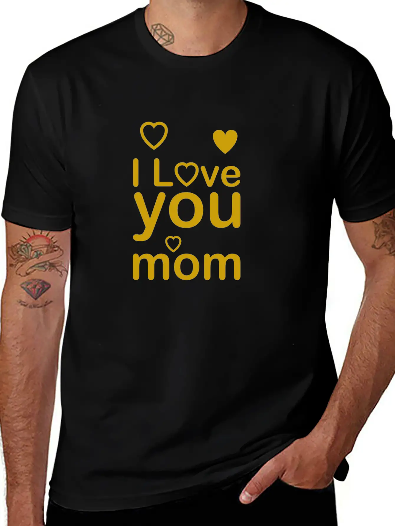 I Love You Mom T-shirt Unisex Casual T-Shirt – Clean Design For Daily Comfort