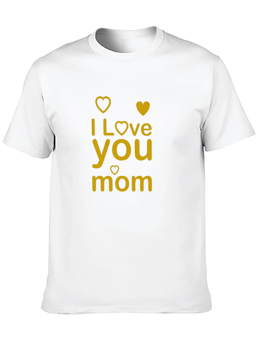 I Love You Mom T-shirt Unisex Casual T-Shirt – Clean Design For Daily Comfort