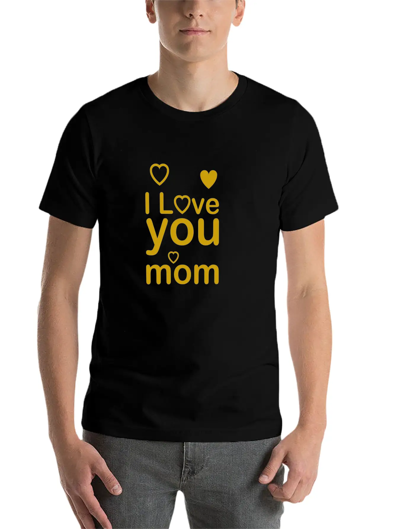 I Love You Mom T-shirt Unisex Casual T-Shirt – Clean Design For Daily Comfort