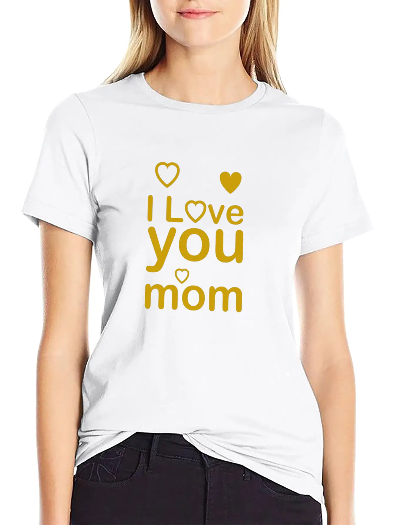 I Love You Mom T-shirt Unisex Casual T-Shirt – Clean Design For Daily Comfort