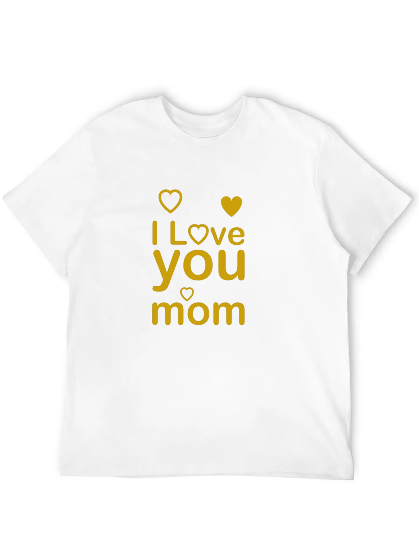 I Love You Mom T-shirt Unisex Casual T-Shirt – Clean Design For Daily Comfort