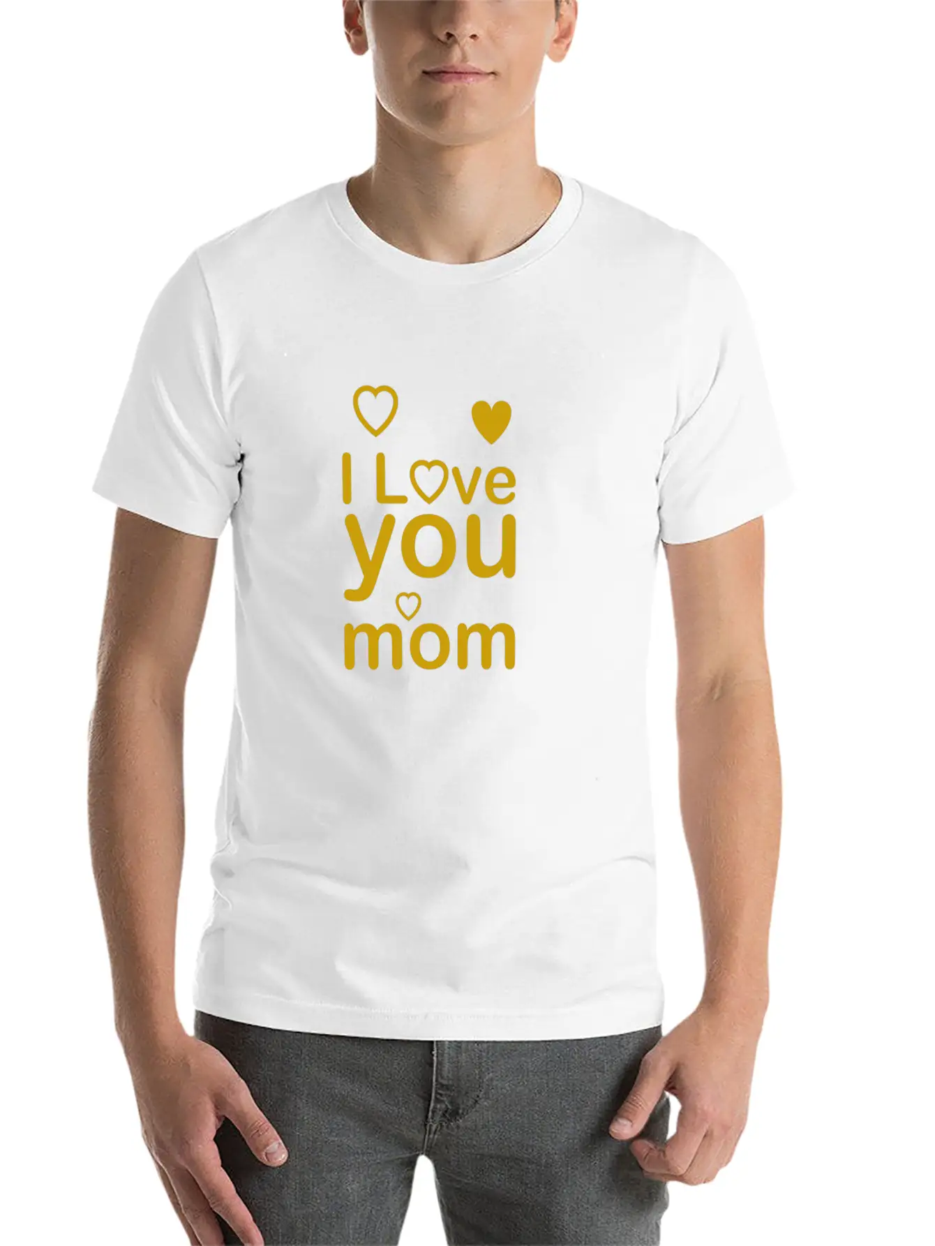 I Love You Mom T-shirt Unisex Casual T-Shirt – Clean Design For Daily Comfort