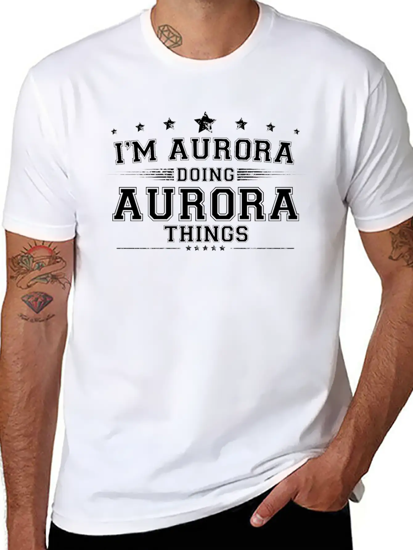 I’m Aurora Doing Aurora Things Breathable Soft Cotton T-Shirt – Timeless Casual Look