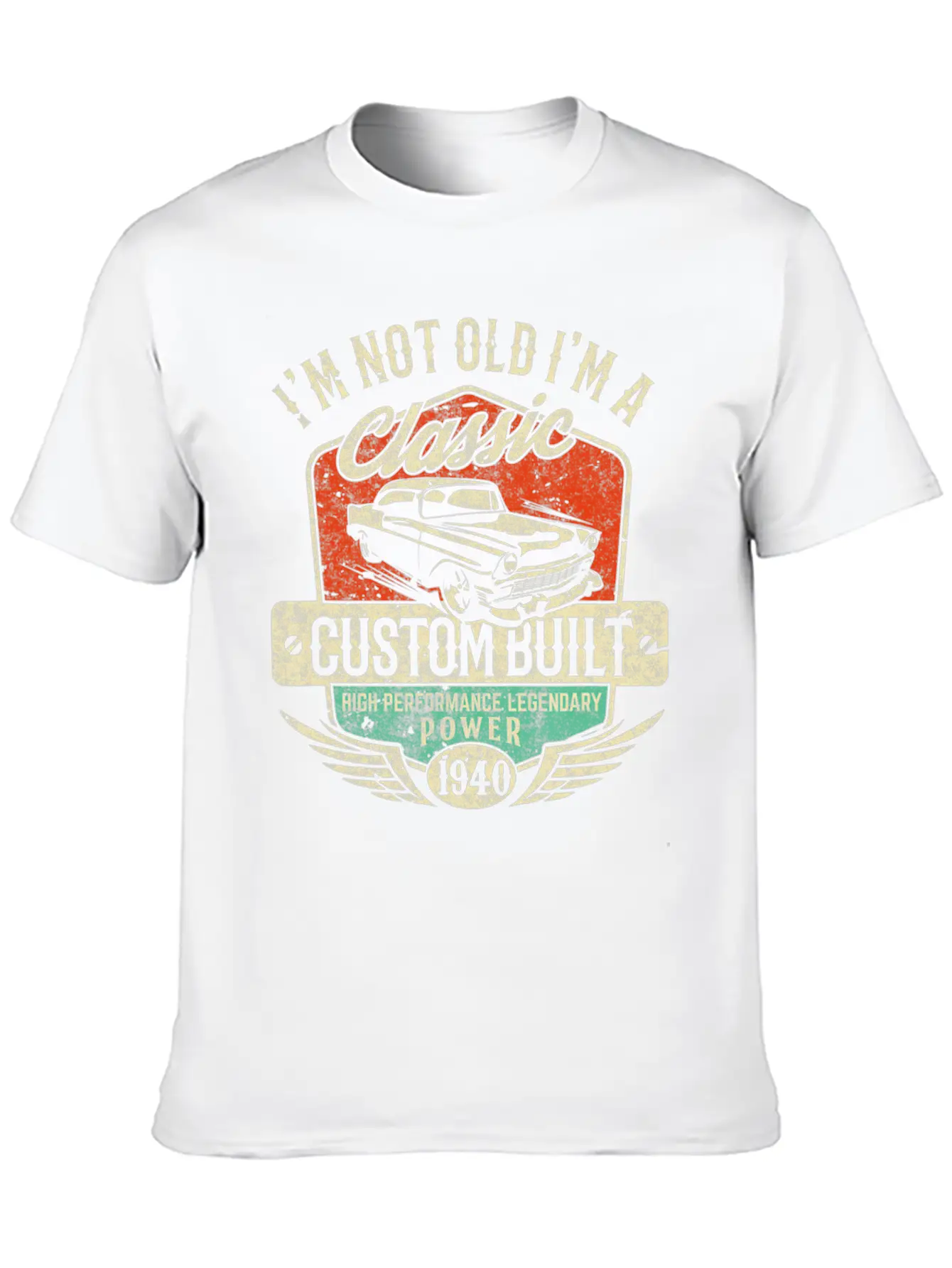 I M Not Old I M Classic 80th Birthday 1940 Papa Ca Essential Cotton Tee For Daily Outfits – Unisex Style