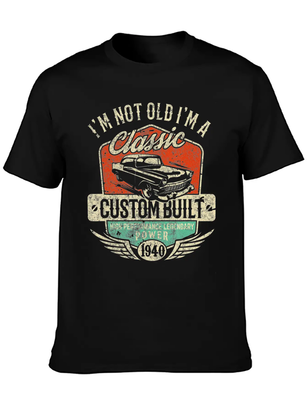 I M Not Old I M Classic 80th Birthday 1940 Papa Ca Essential Cotton Tee For Daily Outfits – Unisex Style