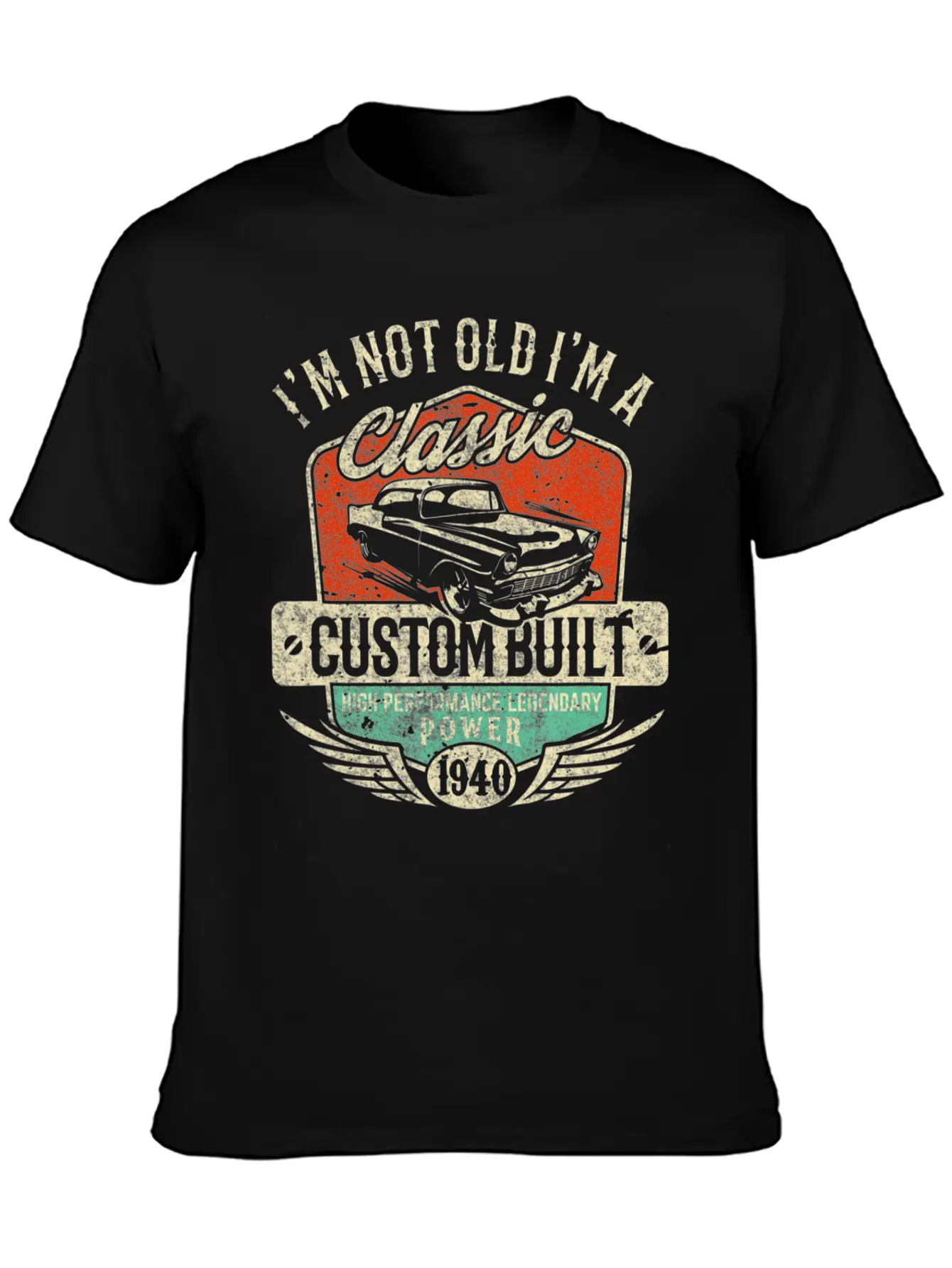 I M Not Old I M Classic 80th Birthday 1940 Papa Ca Essential Cotton Tee For Daily Outfits – Unisex Style