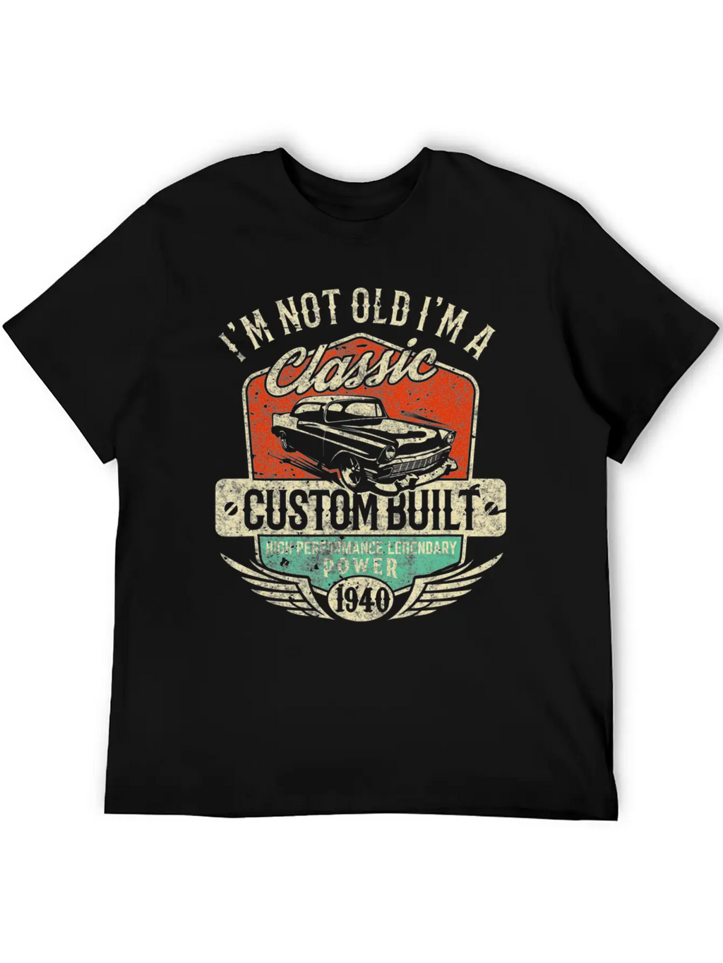 I M Not Old I M Classic 80th Birthday 1940 Papa Ca Essential Cotton Tee For Daily Outfits – Unisex Style