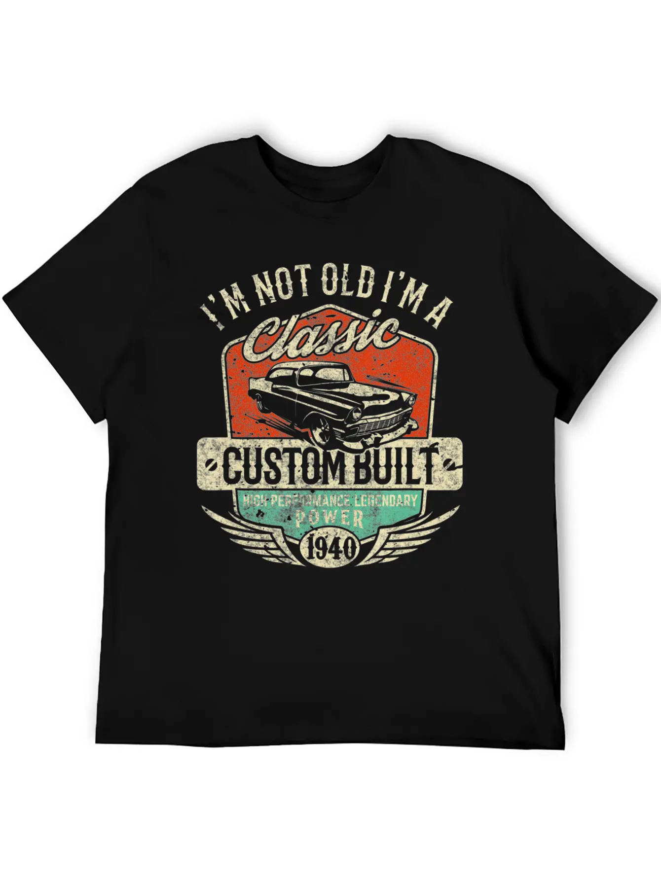 I M Not Old I M Classic 80th Birthday 1940 Papa Ca Essential Cotton Tee For Daily Outfits – Unisex Style