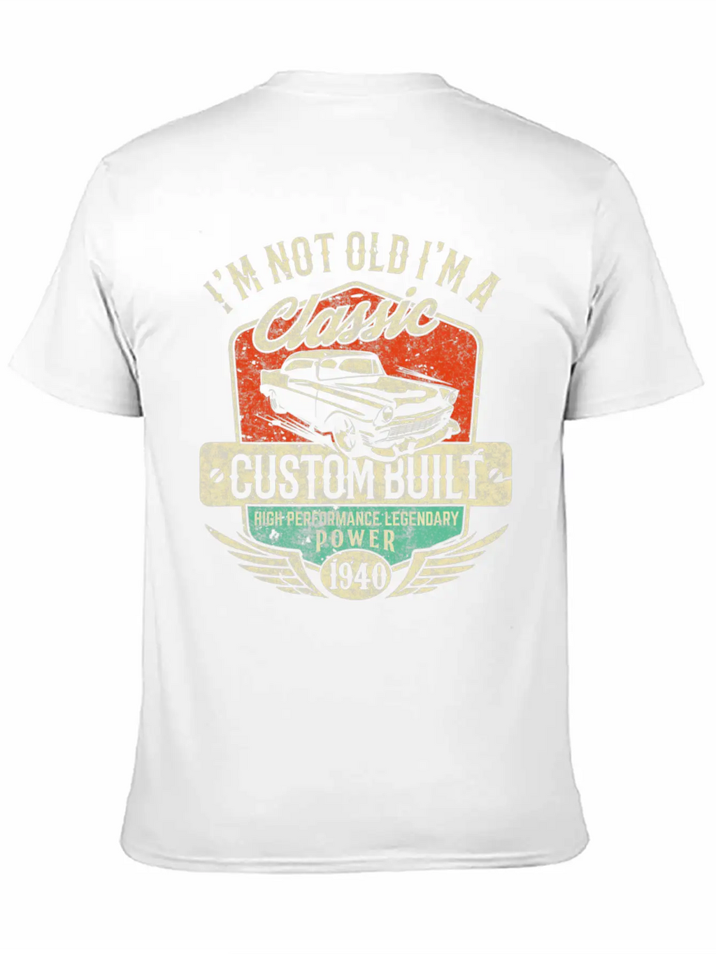 I M Not Old I M Classic 80th Birthday 1940 Papa Ca Essential Cotton Tee For Daily Outfits – Unisex Style