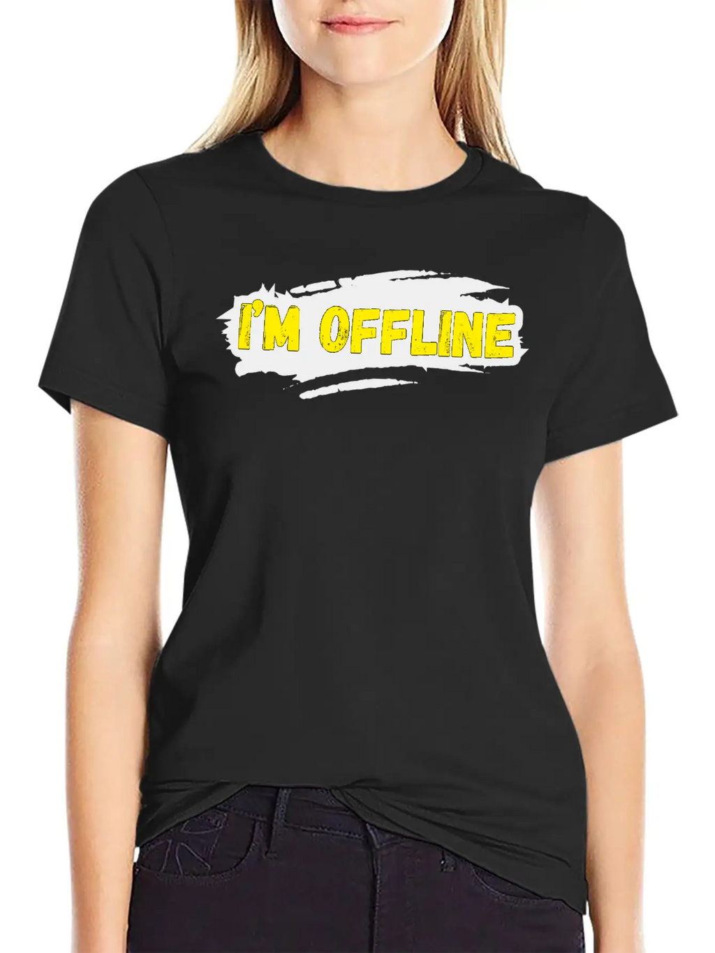 I’M Offline Unisex Casual T-Shirt – Clean Design For Daily Comfort