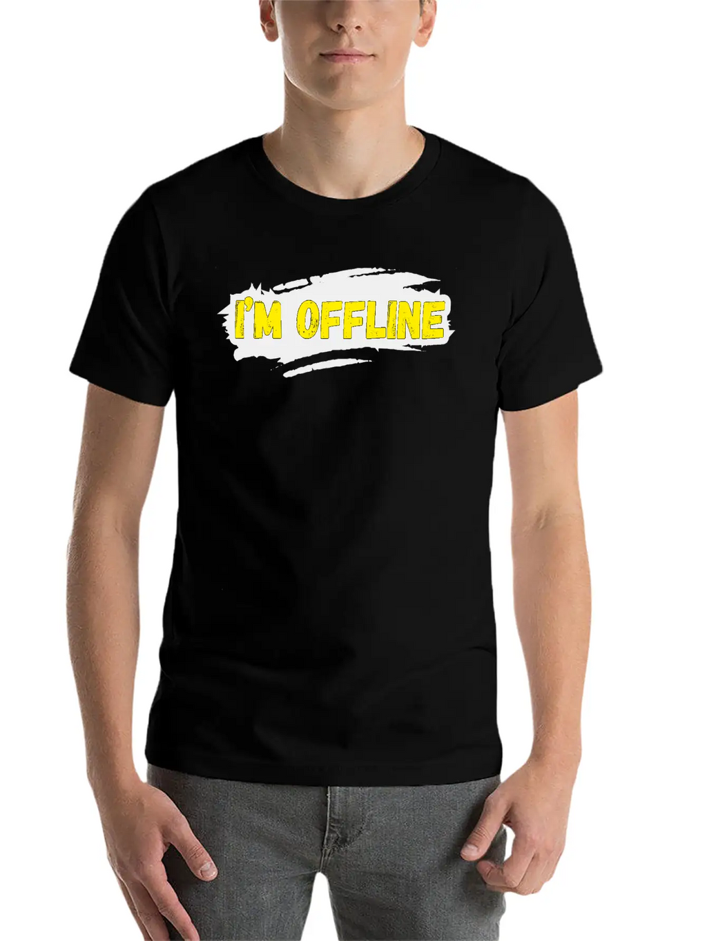 I’M Offline Unisex Casual T-Shirt – Clean Design For Daily Comfort