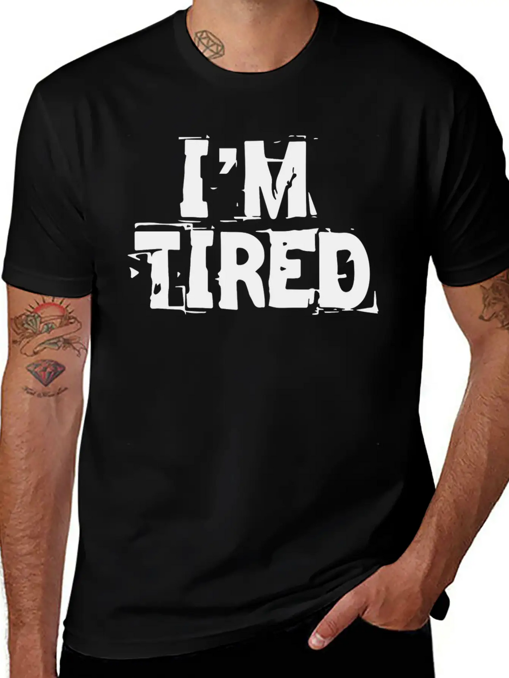 I M Tired Stylish Everyday T-Shirt – Unisex Basic Cotton Tee
