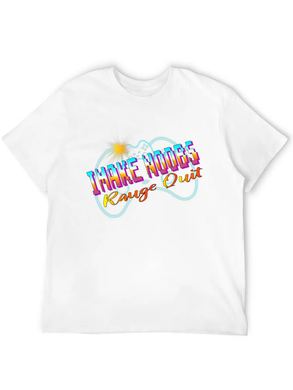 I Make Noobs Rage Quit Unisex Short Sleeve Soft Cotton T-Shirt – Casual Everyday Wear