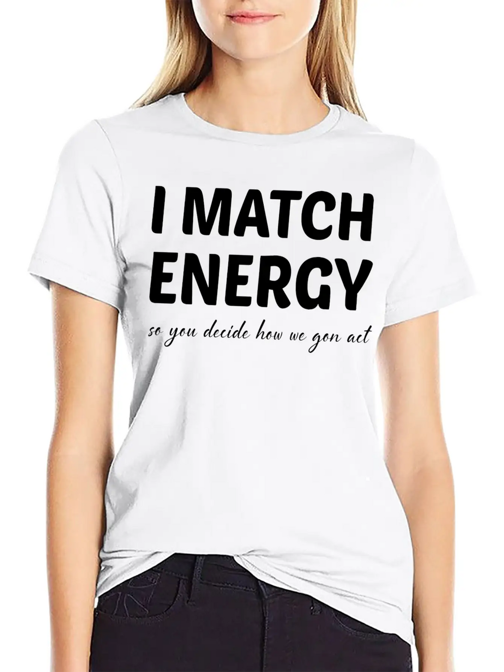 I Match Energy Retro Essential Cotton Tee For Daily Outfits – Unisex Style