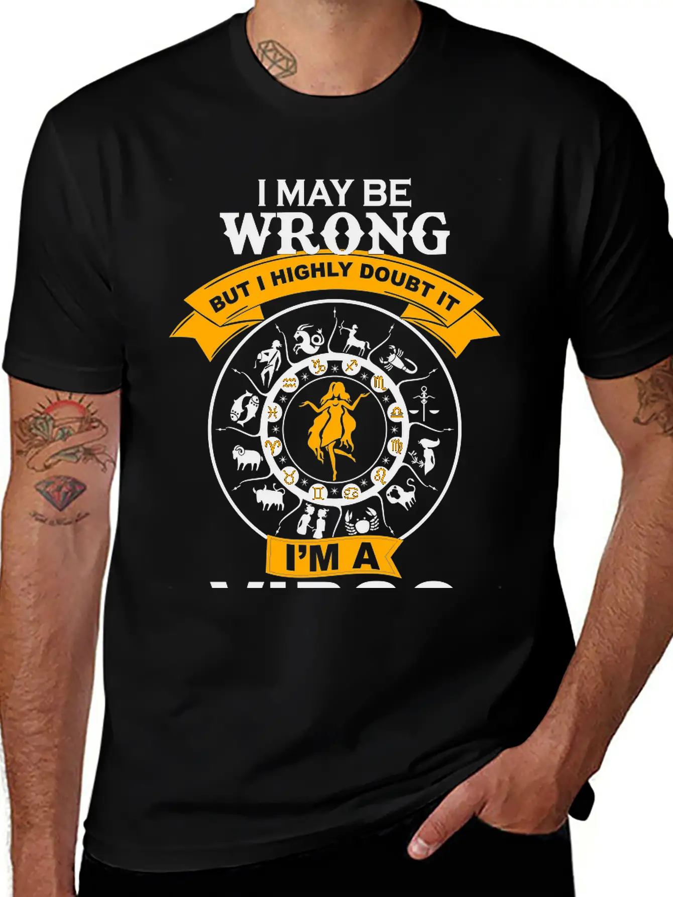 I May Be Wrong I'm A Virgo Essential Cotton Tee For Daily Outfits – Unisex Style