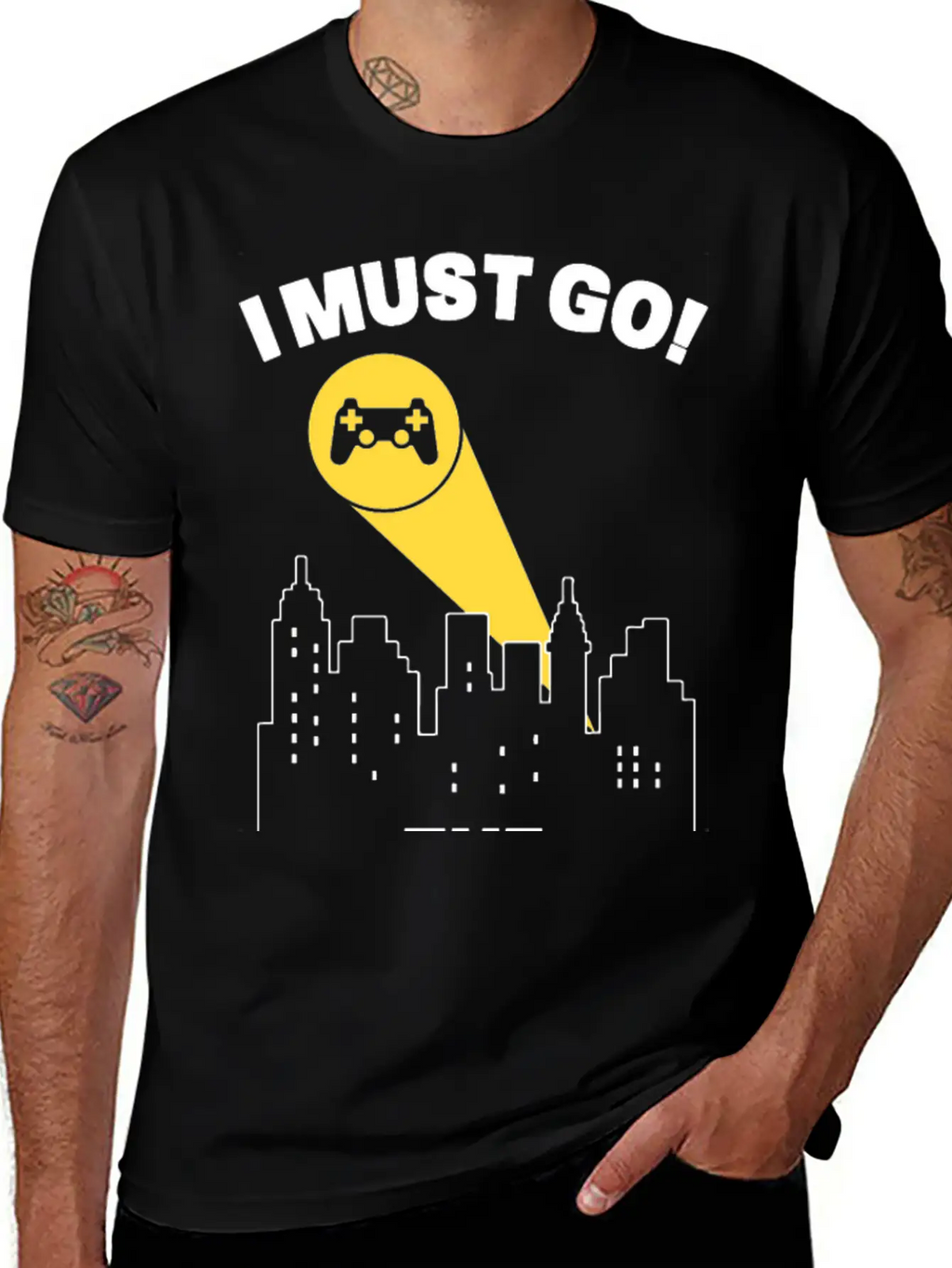 I Must Go Video Games Need Me - Gamer Humor Gaming Essential Cotton Tee For Daily Outfits – Unisex Style