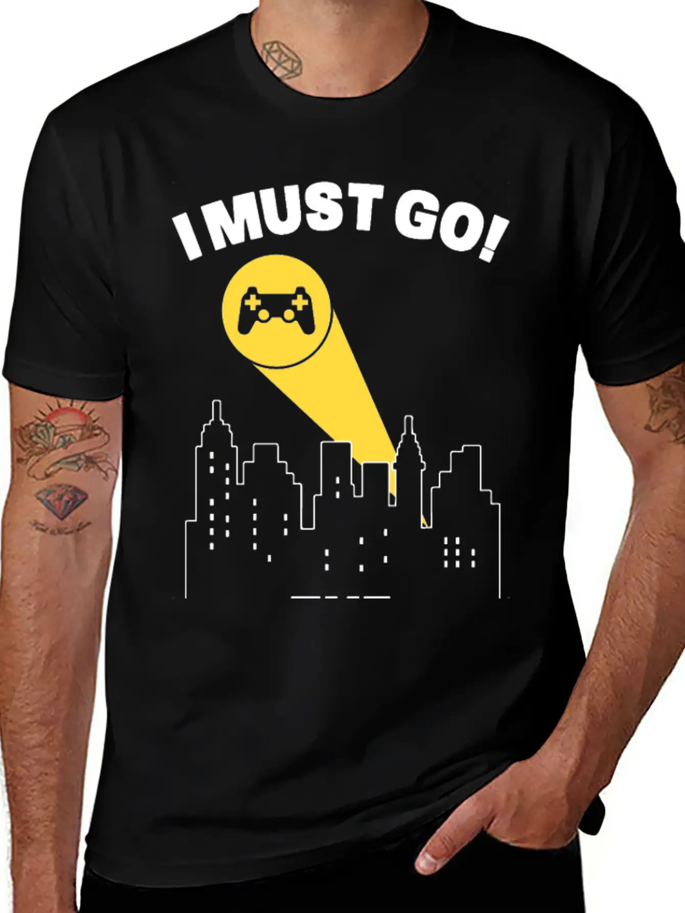 I Must Go Video Games Need Me - Gamer Humor Gaming Essential Cotton Tee For Daily Outfits – Unisex Style