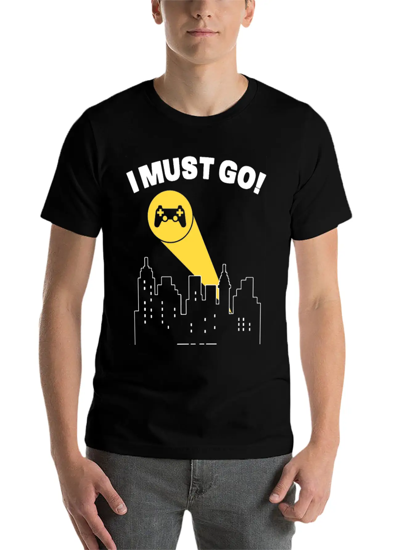 I Must Go Video Games Need Me - Gamer Humor Gaming Essential Cotton Tee For Daily Outfits – Unisex Style