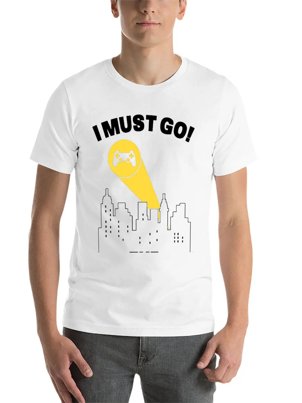 I Must Go Video Games Need Me - Gamer Humor Gaming Essential Cotton Tee For Daily Outfits – Unisex Style