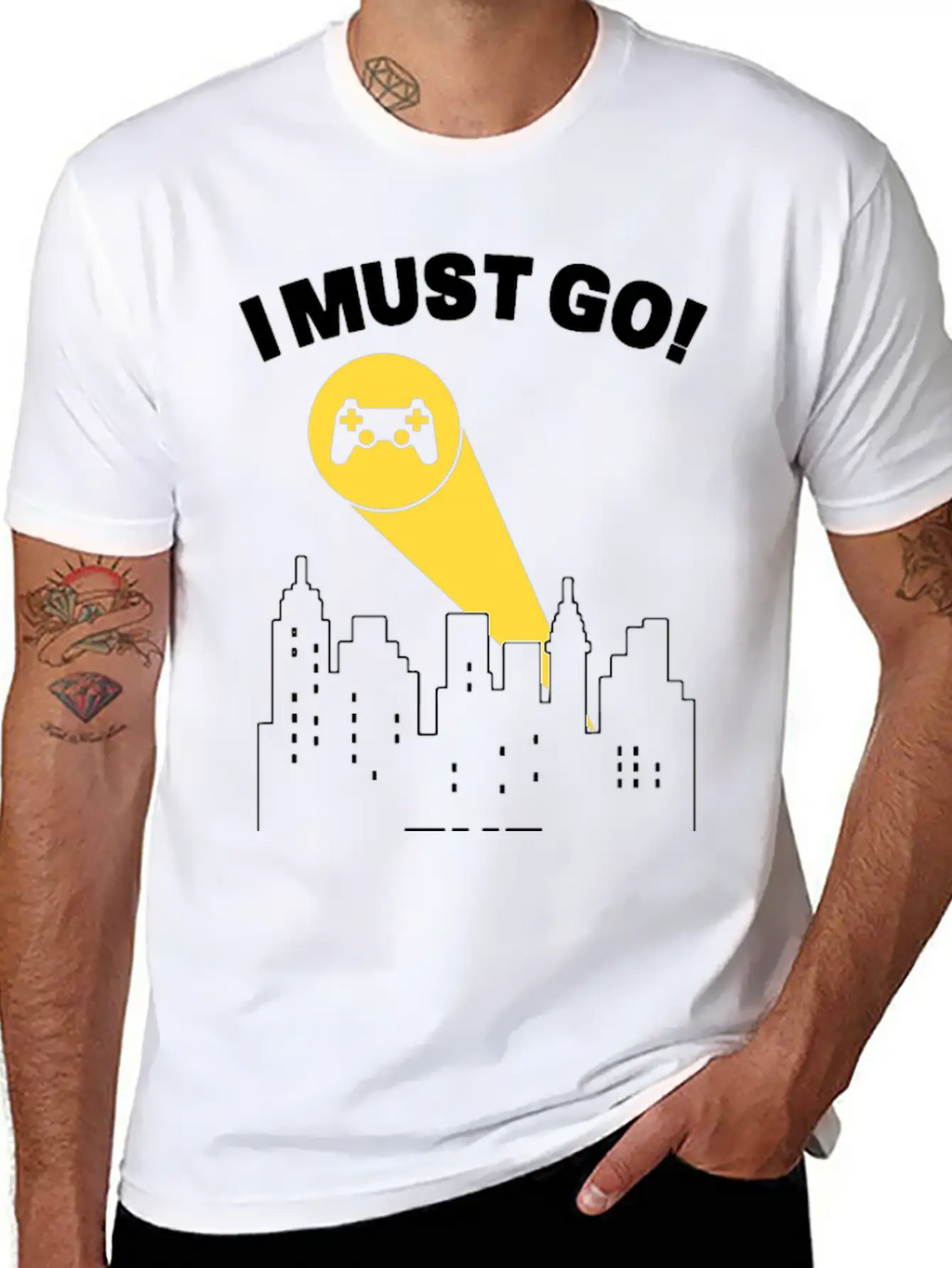 I Must Go Video Games Need Me - Gamer Humor Gaming Essential Cotton Tee For Daily Outfits – Unisex Style