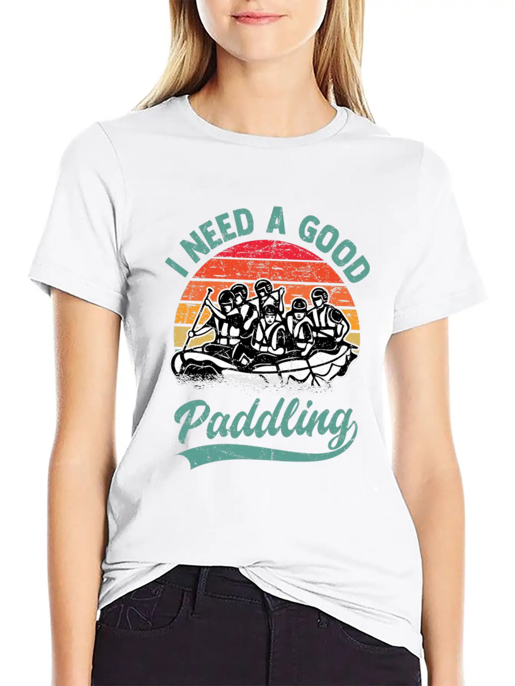 I Need A Good Paddling White Water Rafting Unisex Casual T-Shirt – Clean Design For Daily Comfort