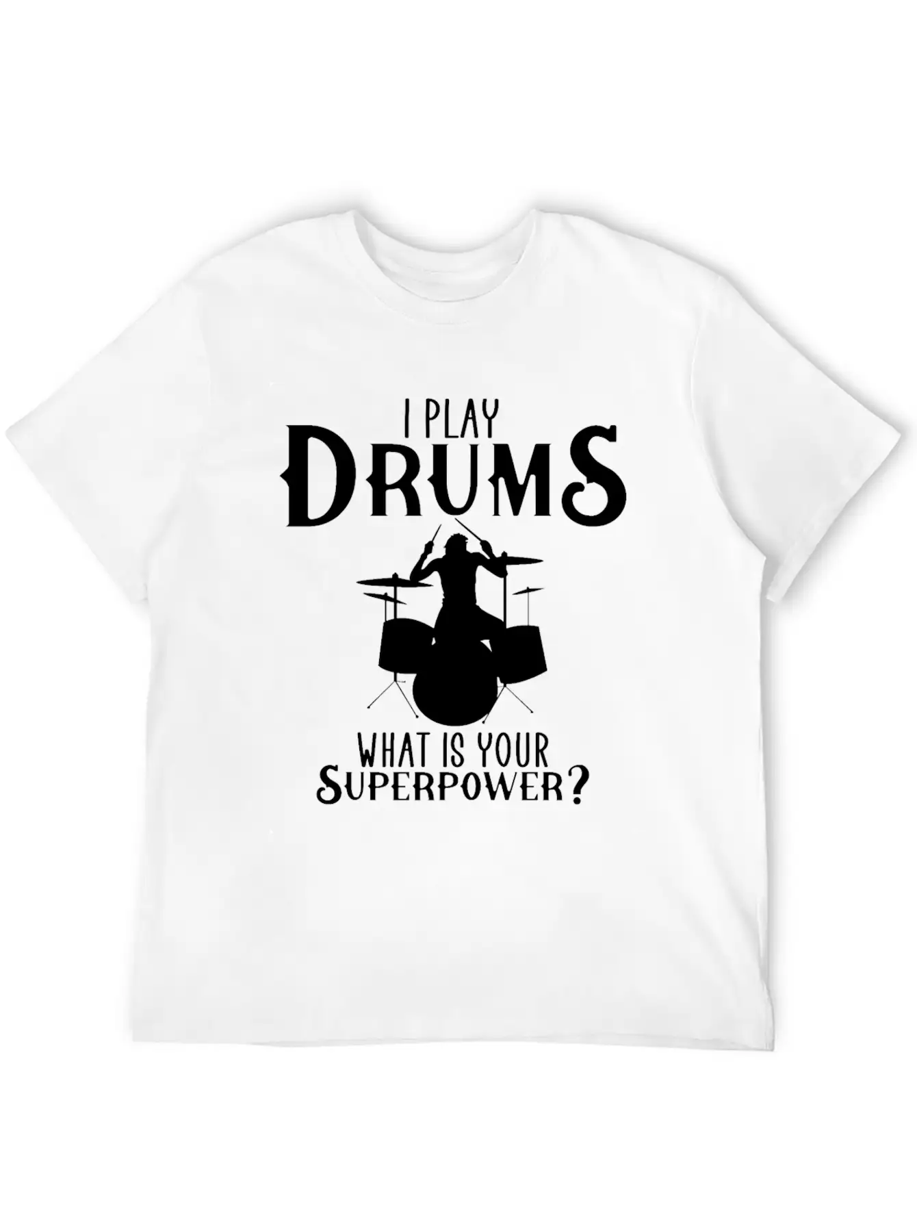 I Play Drum Unisex Casual T-Shirt – Clean Design For Daily Comfort