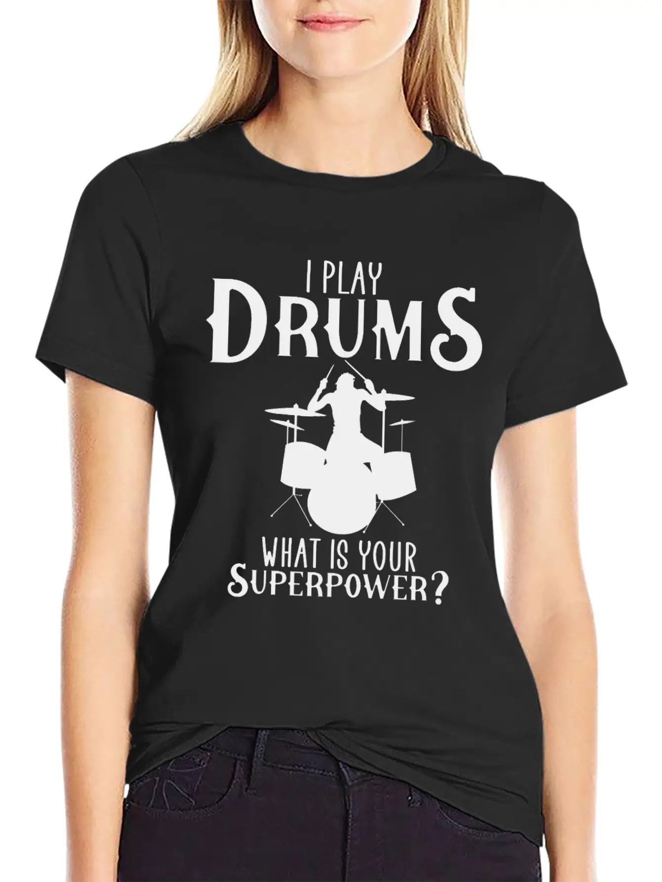 I Play Drum Unisex Casual T-Shirt – Clean Design For Daily Comfort