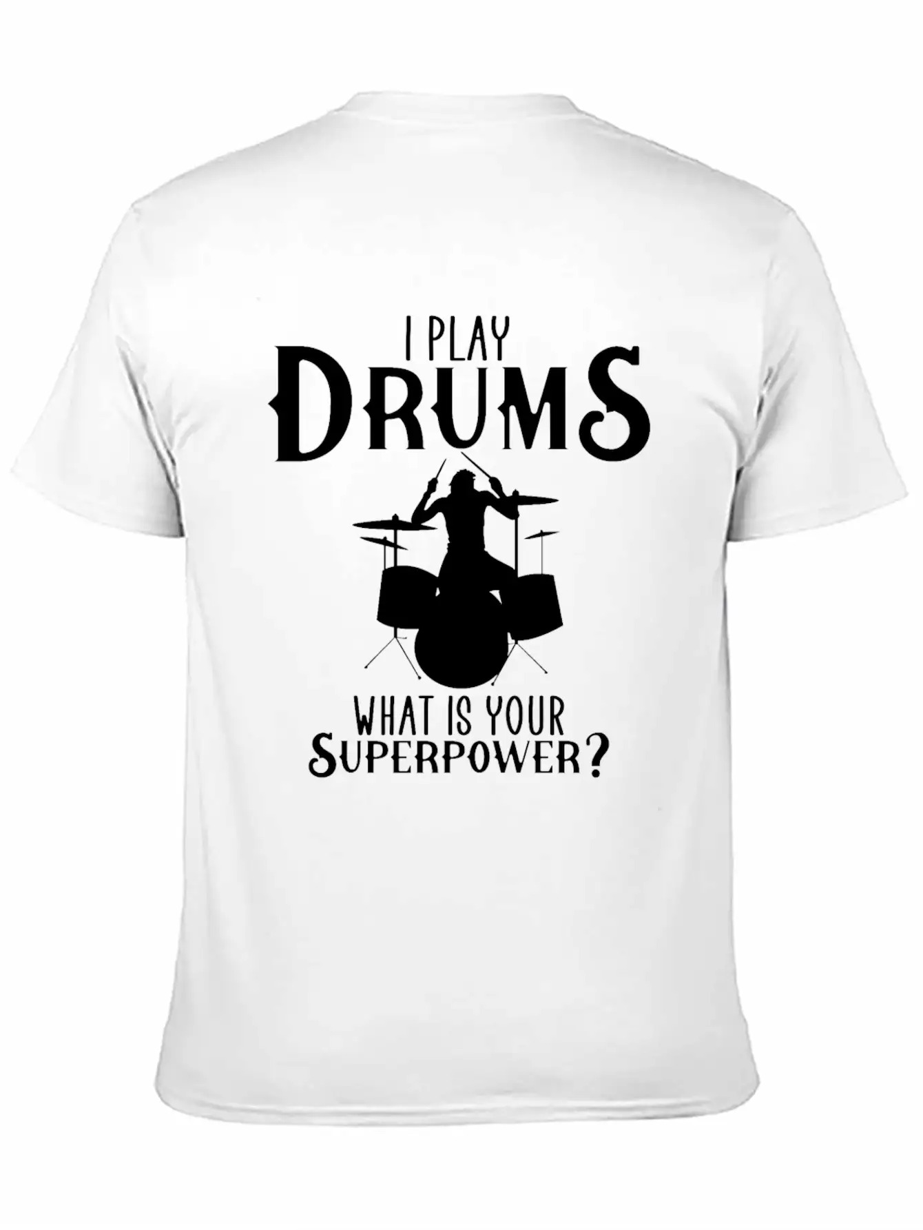 I Play Drum Unisex Casual T-Shirt – Clean Design For Daily Comfort