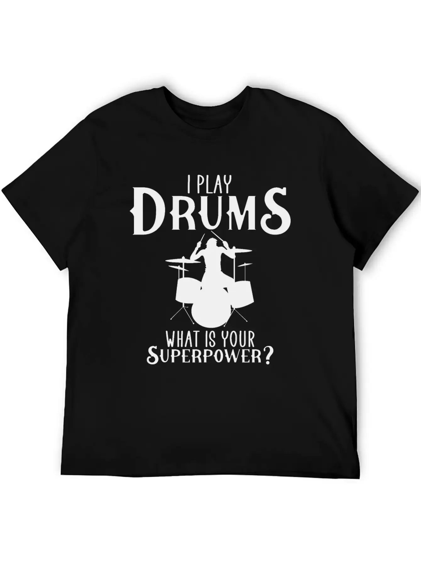 I Play Drum Unisex Casual T-Shirt – Clean Design For Daily Comfort