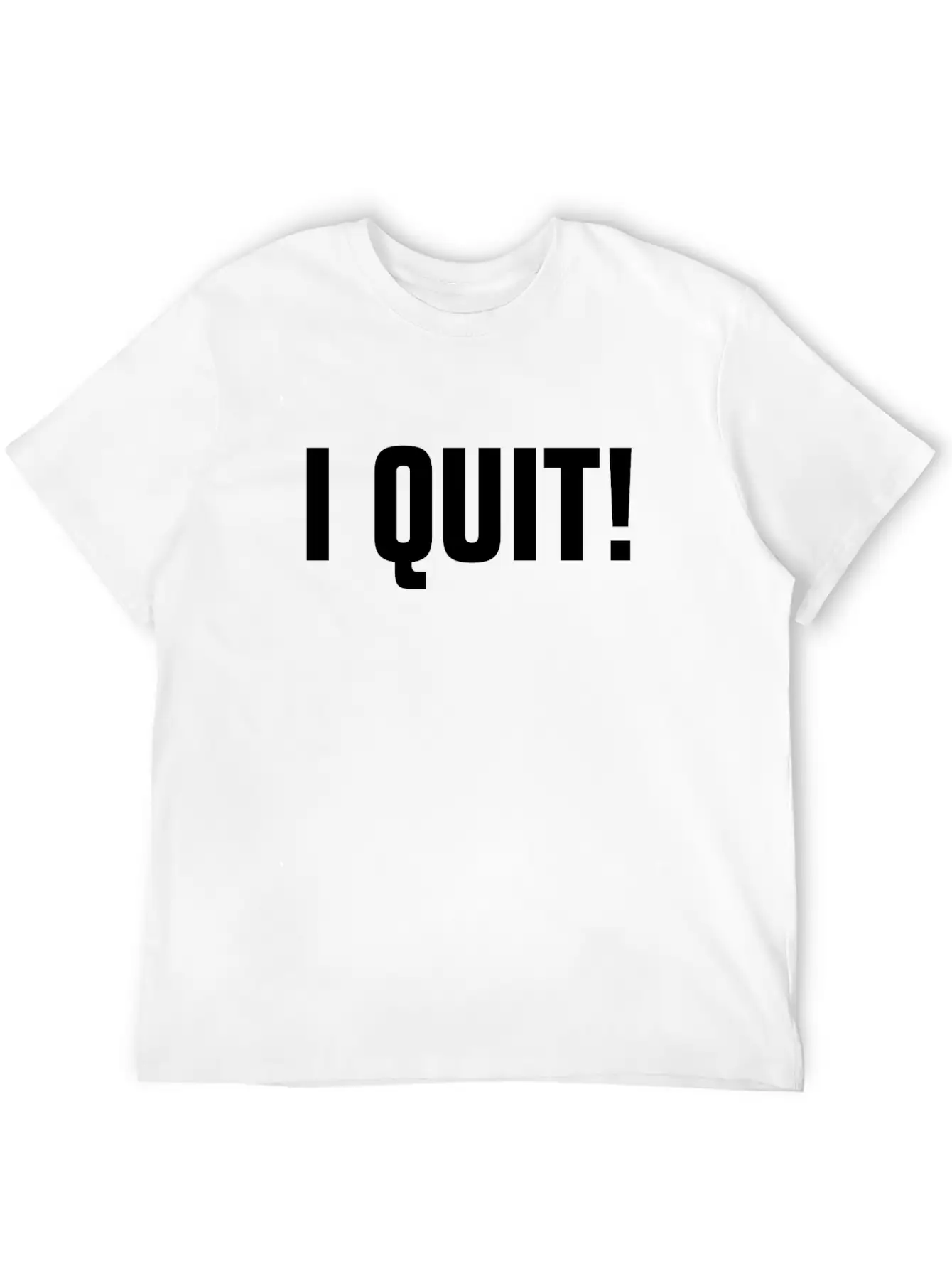 I QUIT! RETIRED BORING LAZY Unisex Casual T-Shirt – Clean Design For Daily Comfort