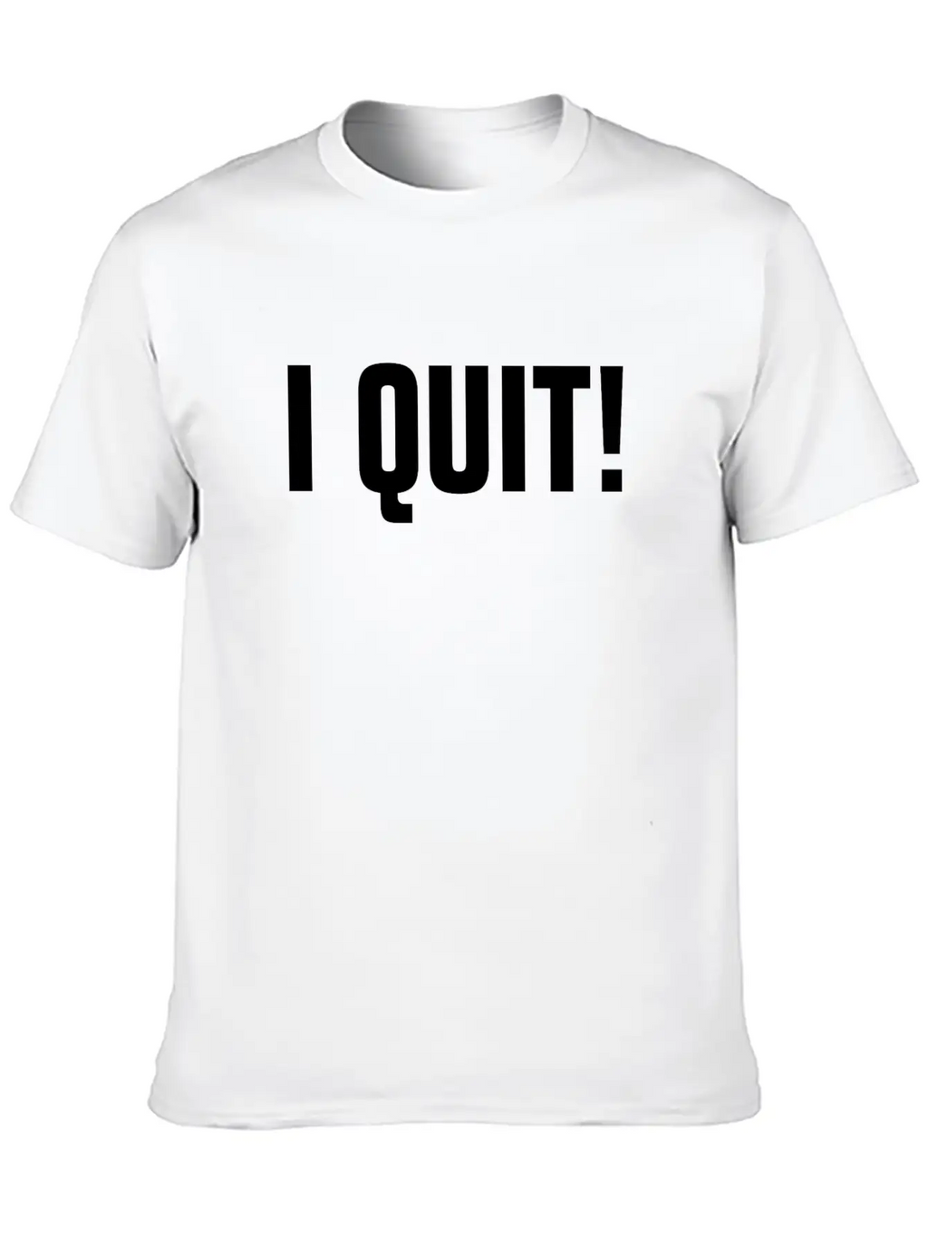 I QUIT! RETIRED BORING LAZY Unisex Casual T-Shirt – Clean Design For Daily Comfort