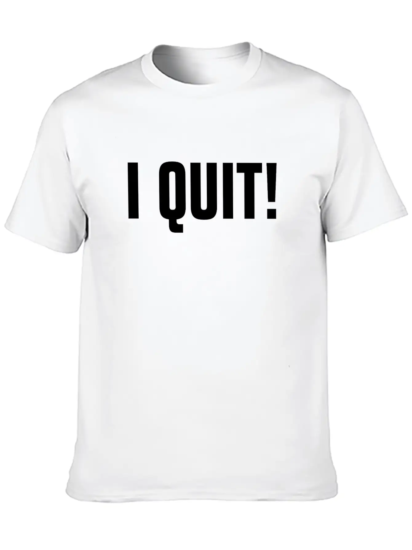I QUIT! RETIRED BORING LAZY Unisex Casual T-Shirt – Clean Design For Daily Comfort