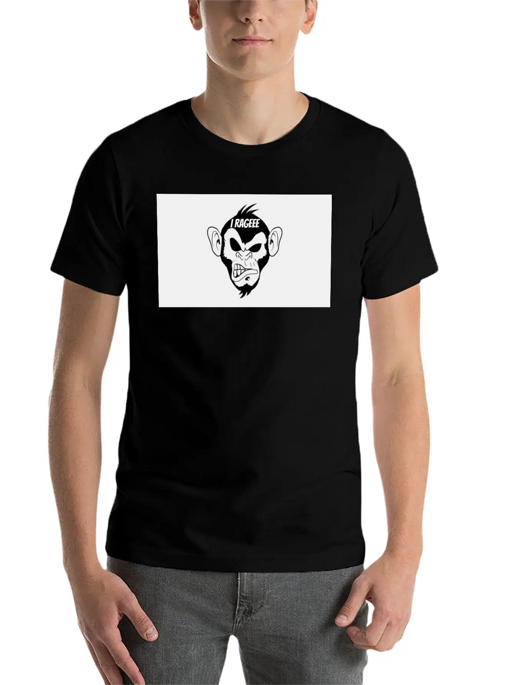 I RAGEEE Merch Classic Fit Graphic Tee For Daily Comfort – Unisex Cotton Shirt