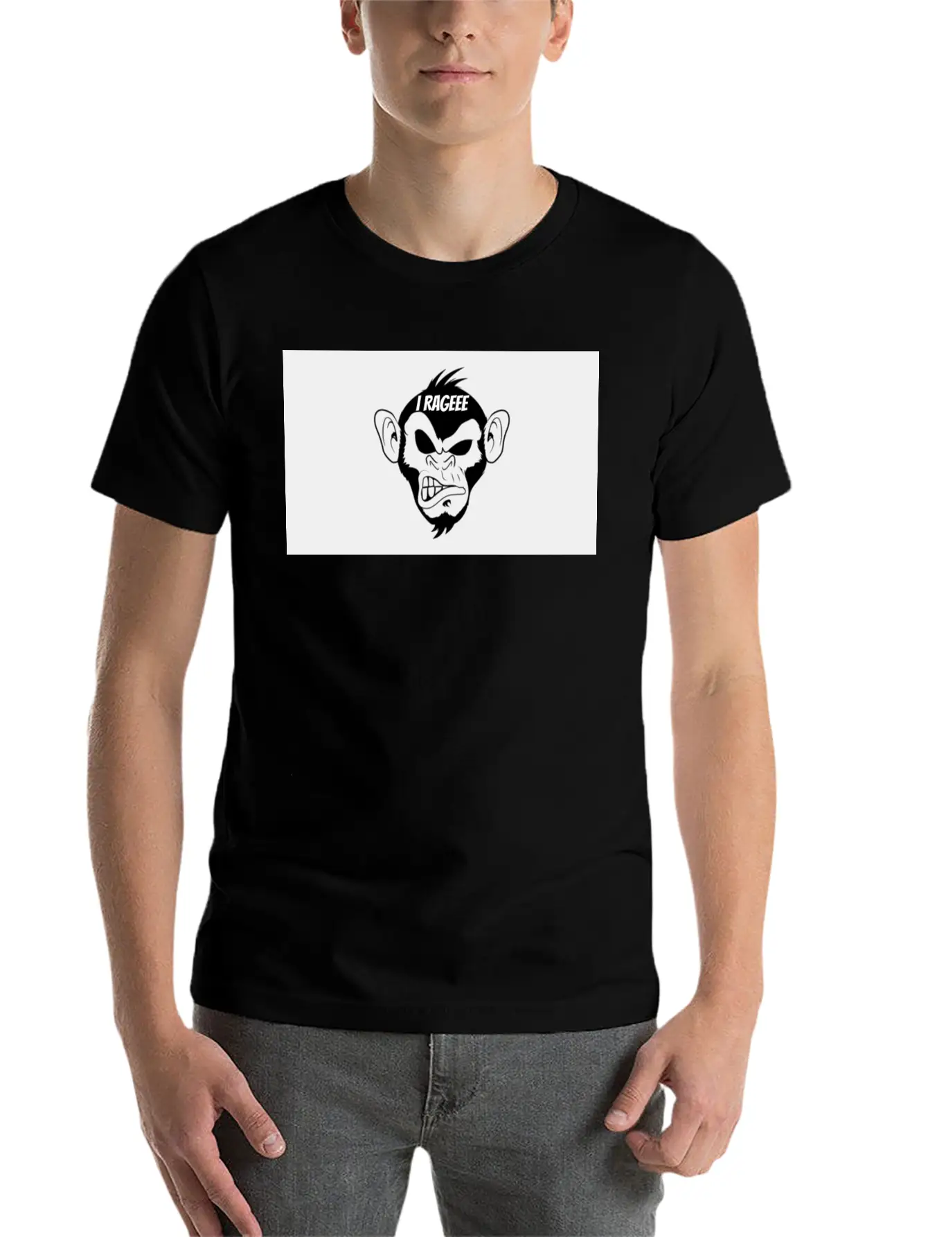 I RAGEEE Merch Classic Fit Graphic Tee For Daily Comfort – Unisex Cotton Shirt