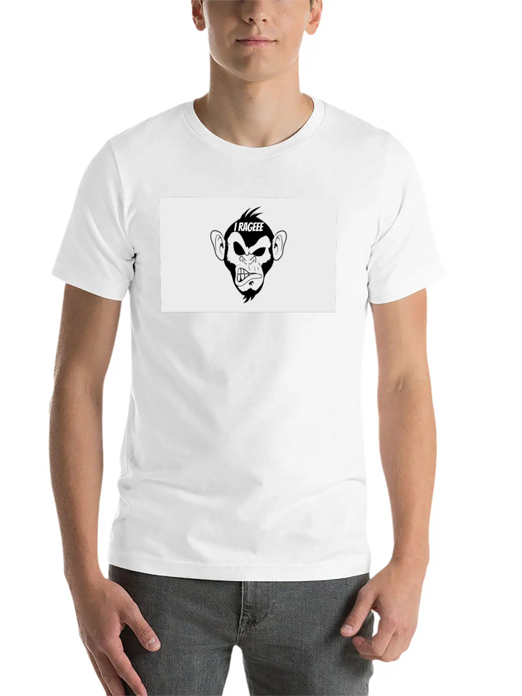 I RAGEEE Merch Classic Fit Graphic Tee For Daily Comfort – Unisex Cotton Shirt