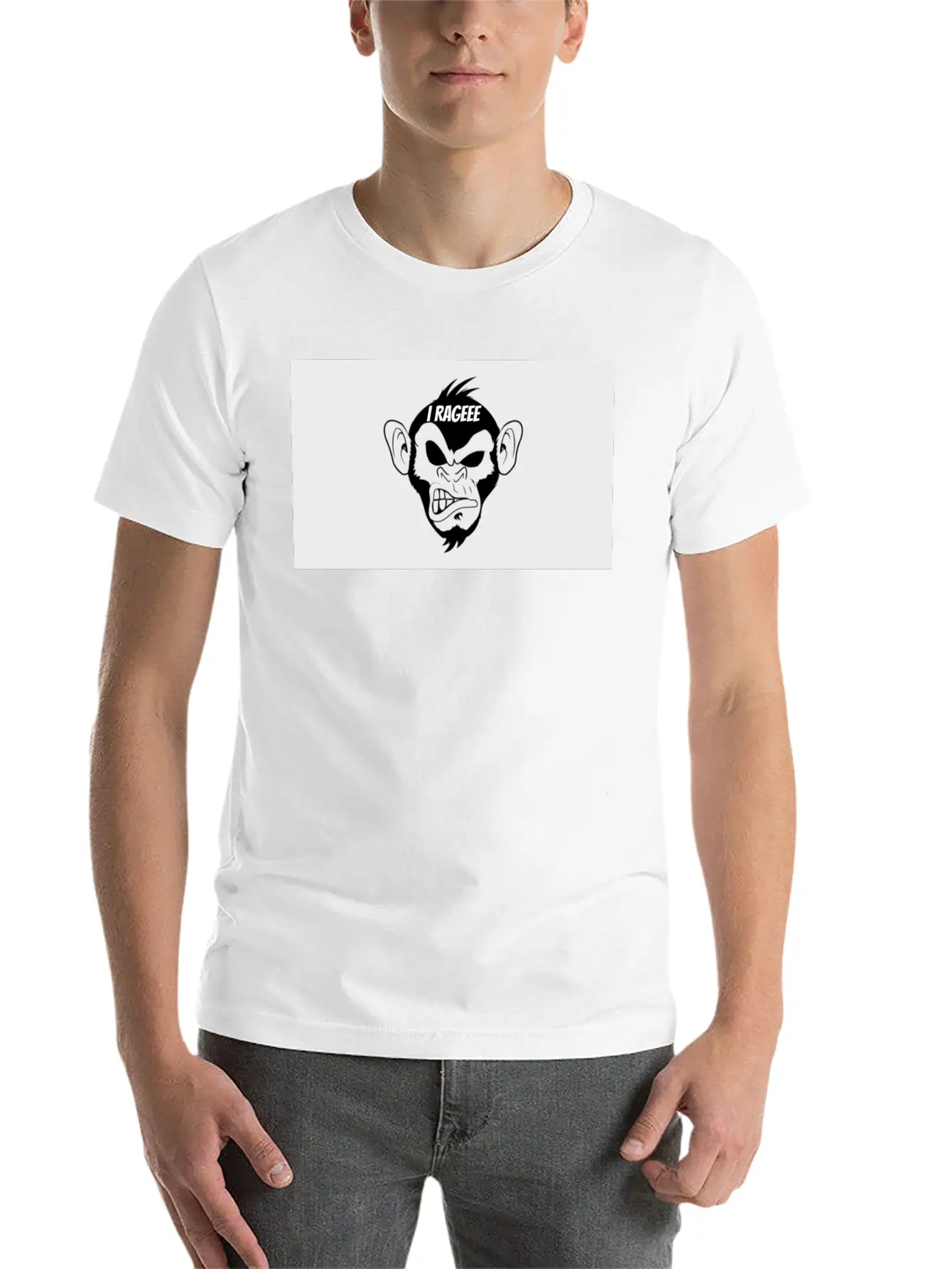 I RAGEEE Merch Classic Fit Graphic Tee For Daily Comfort – Unisex Cotton Shirt