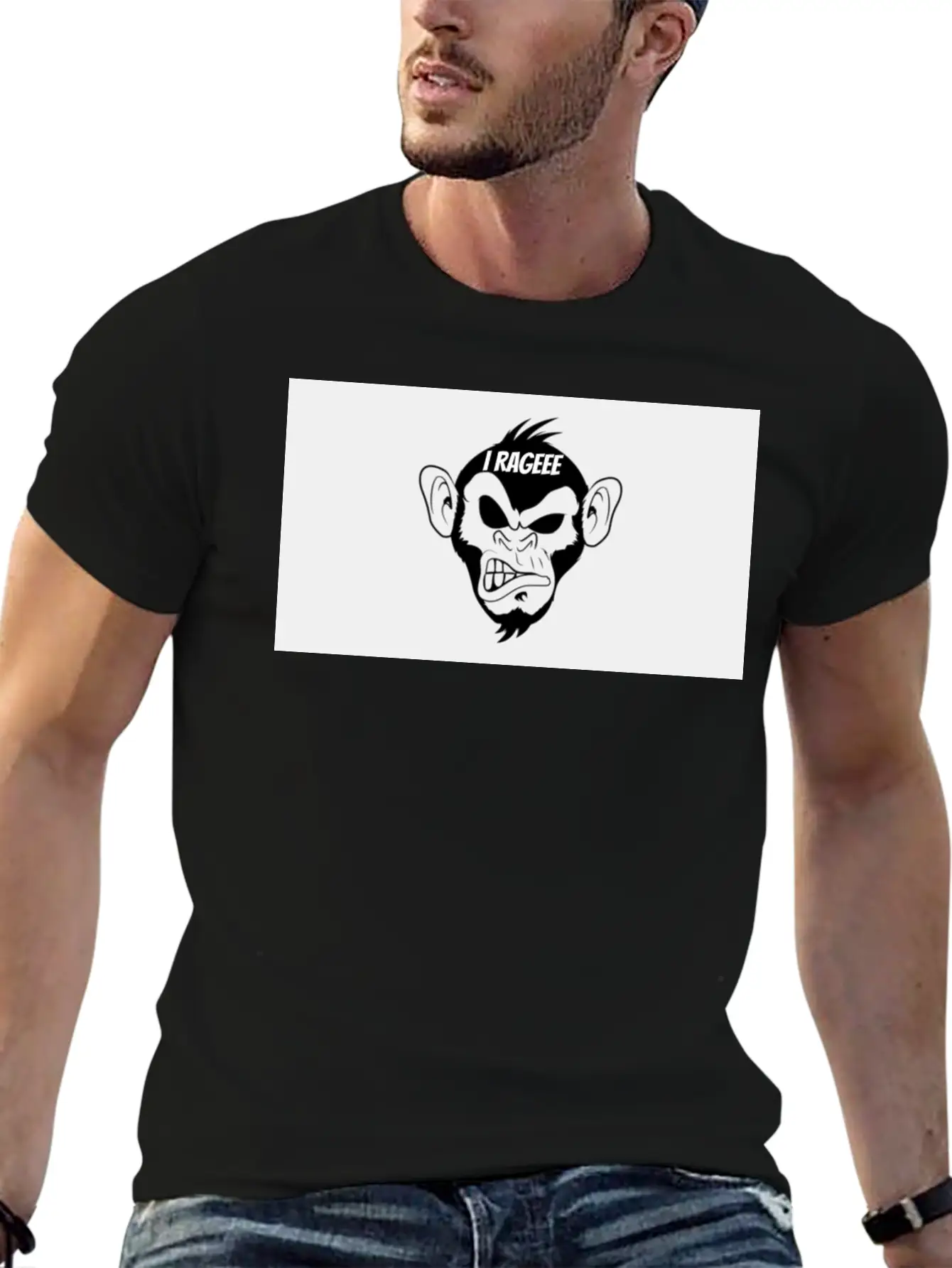 I RAGEEE Merch Classic Fit Graphic Tee For Daily Comfort – Unisex Cotton Shirt