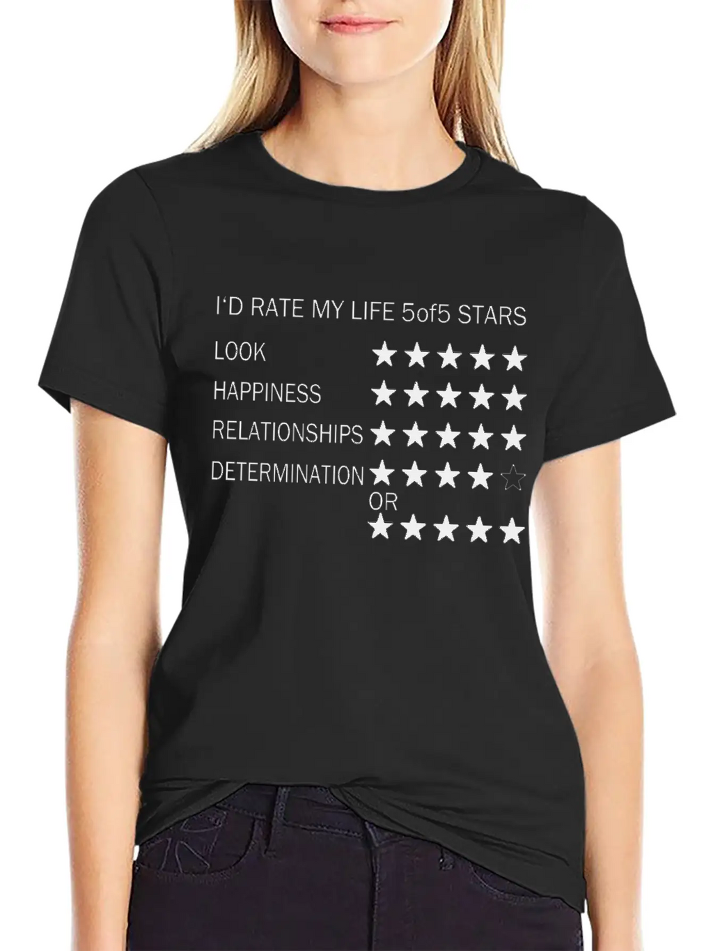 I Rate My Life Unisex Casual T-Shirt – Clean Design For Daily Comfort