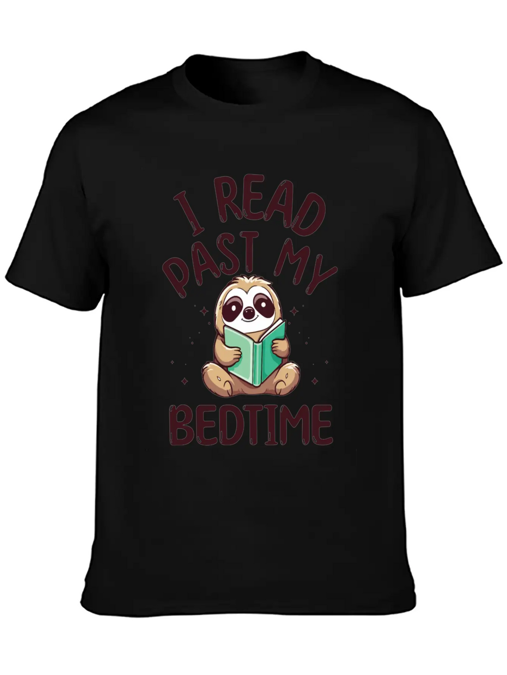 I Read Past My Bedtime Reading Sloth Essential Cotton Tee For Daily Outfits – Unisex Style