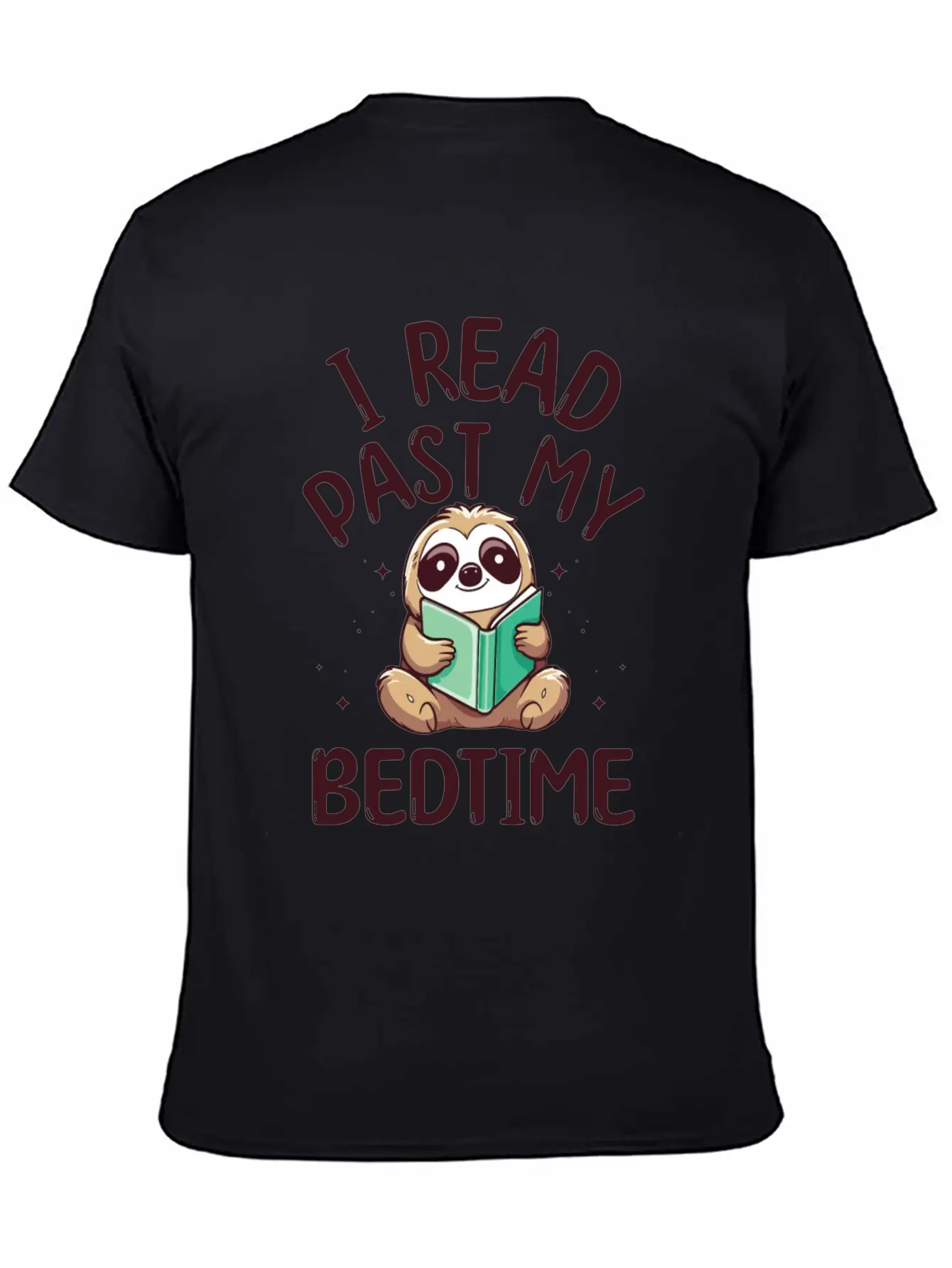 I Read Past My Bedtime Reading Sloth Essential Cotton Tee For Daily Outfits – Unisex Style