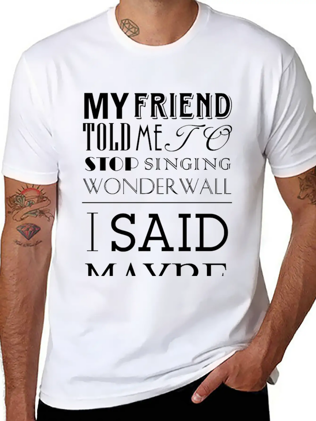 I Said Maybe Essential Cotton Tee For Daily Outfits – Unisex Style