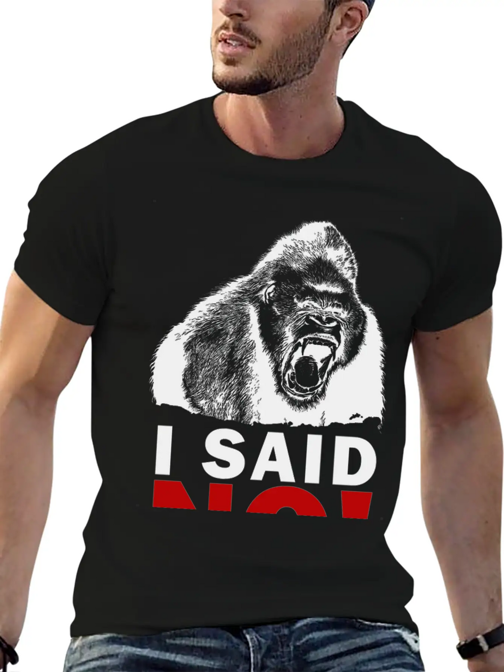I SAID NO! Unisex Short Sleeve Soft Cotton T-Shirt – Casual Everyday Wear