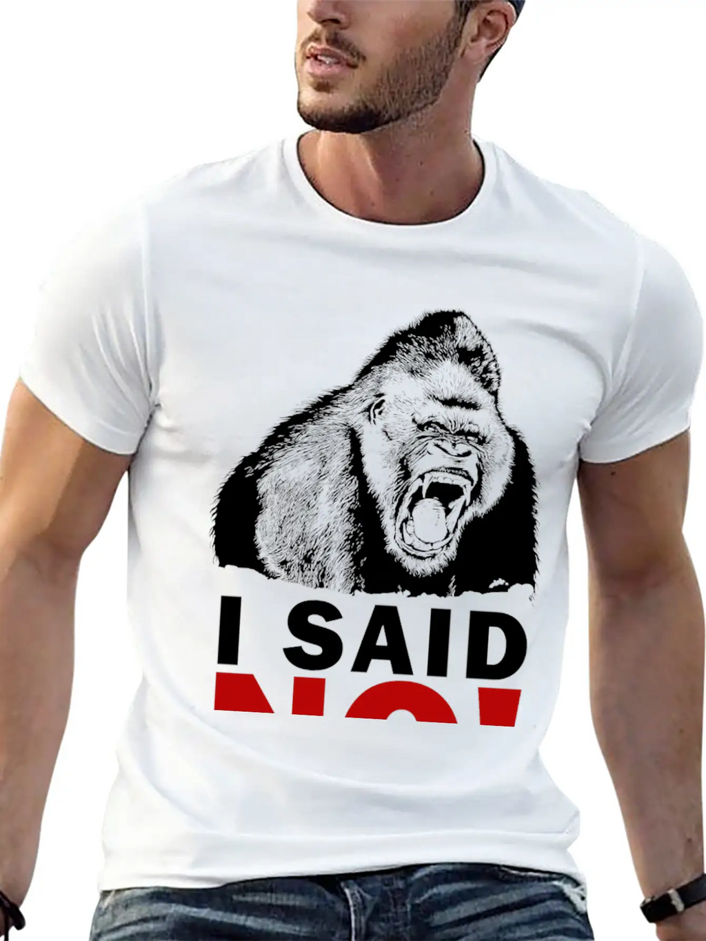 I SAID NO! Unisex Short Sleeve Soft Cotton T-Shirt – Casual Everyday Wear