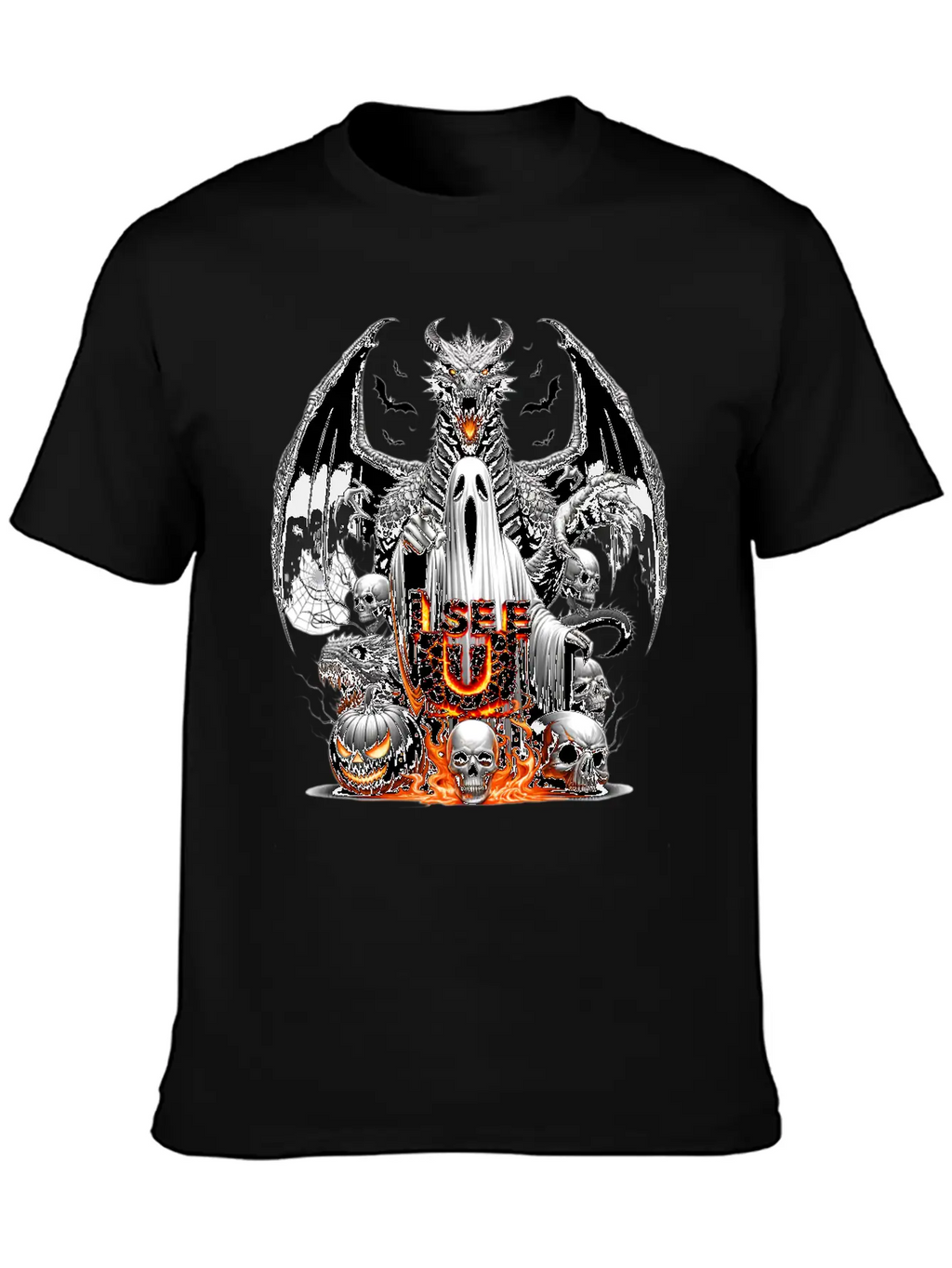 I See U On This Halloween Essential Cotton Tee For Daily Outfits – Unisex Style